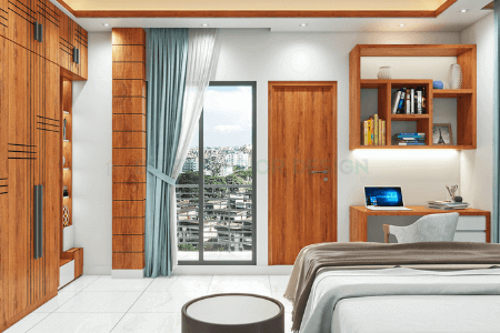 Residential bedroom interior design