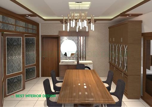 Beautiful Dining room interior at Bashundhara