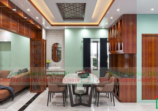 dining room interior design at vasantek