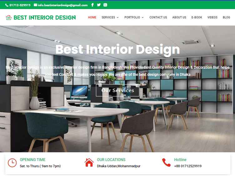 best Interior design company in Dhaka Bangladesh<br />
