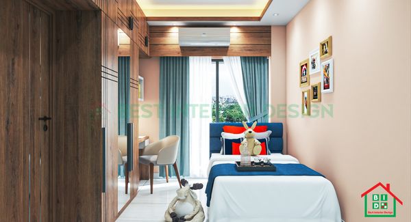 guest bedroom design in khilgaon