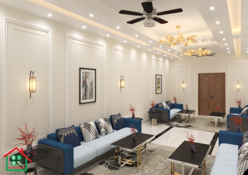 living room design at Lalmatia, Mohammadpur