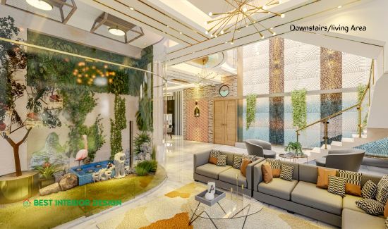 luxury living space design
