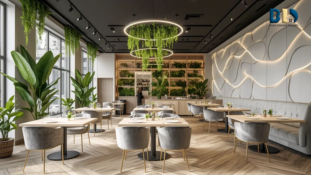 Restaurant interior design cover