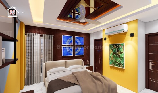 master bedroom design at Nawratan Colony Dhaka