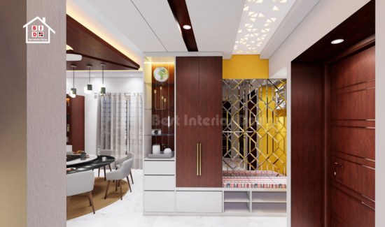 showpiece cabinet design at Nawratan Colony