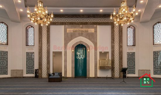Mosque interior space planning