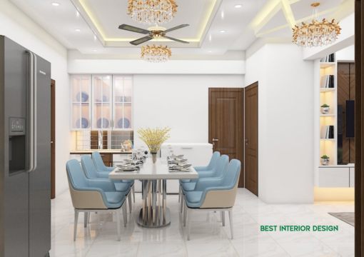 dining room interior design in Sylhet