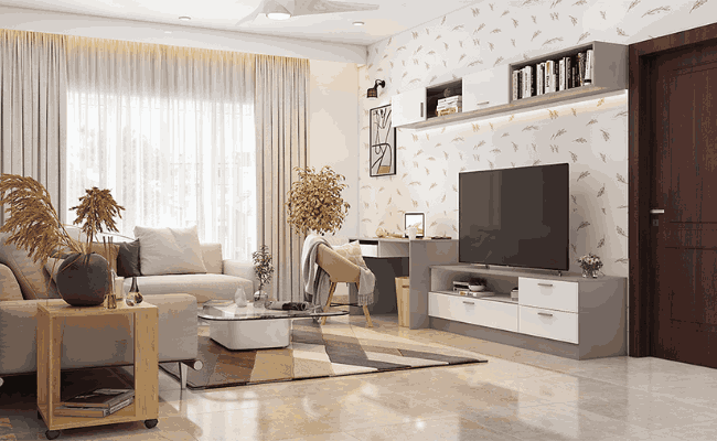 living drawing room interior design