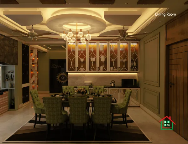 dining room interior design in Ashulia