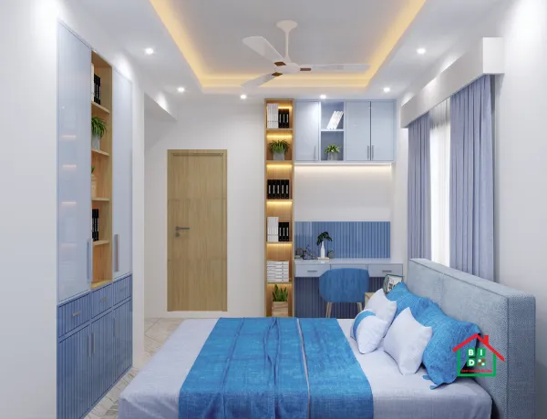 luxury bedroom interior design in Puran Dhaka