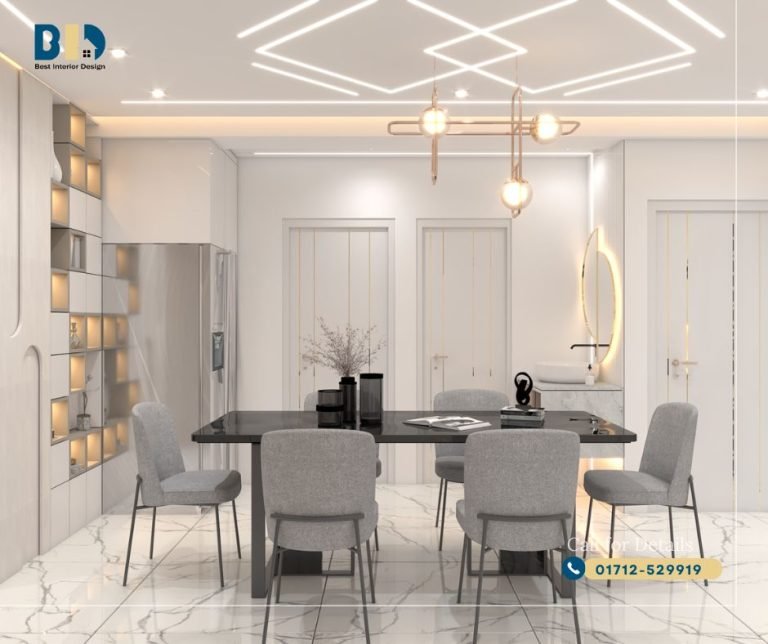 Dining Space Interior Design Portfolio In Bangladesh