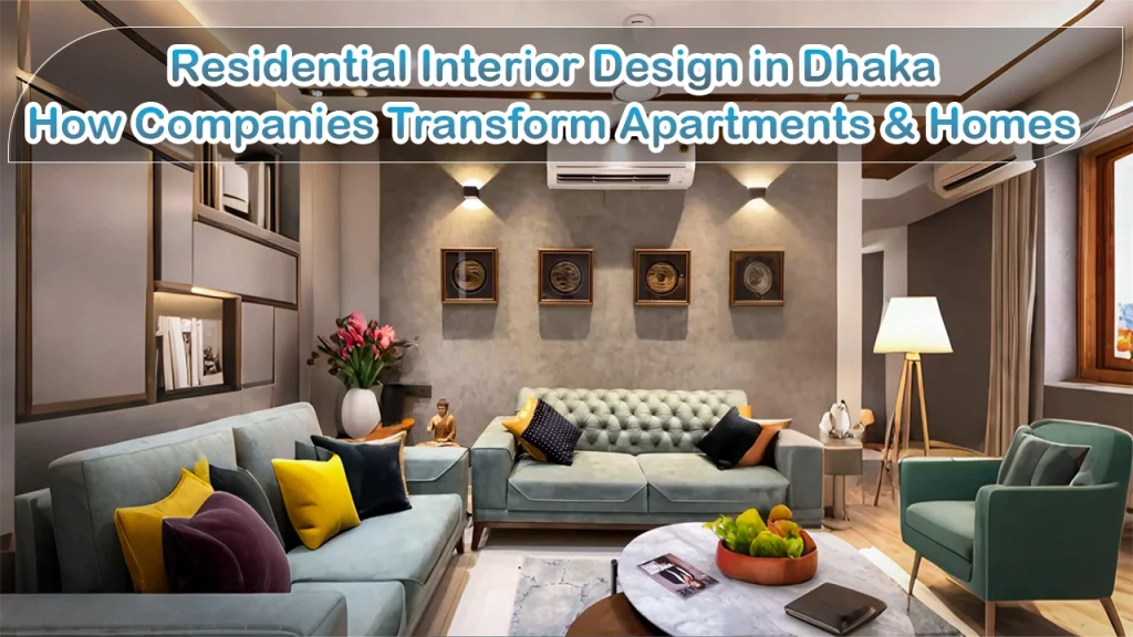 Residential Interior Design in Dhaka – How Companies Transform Apartments & Homes