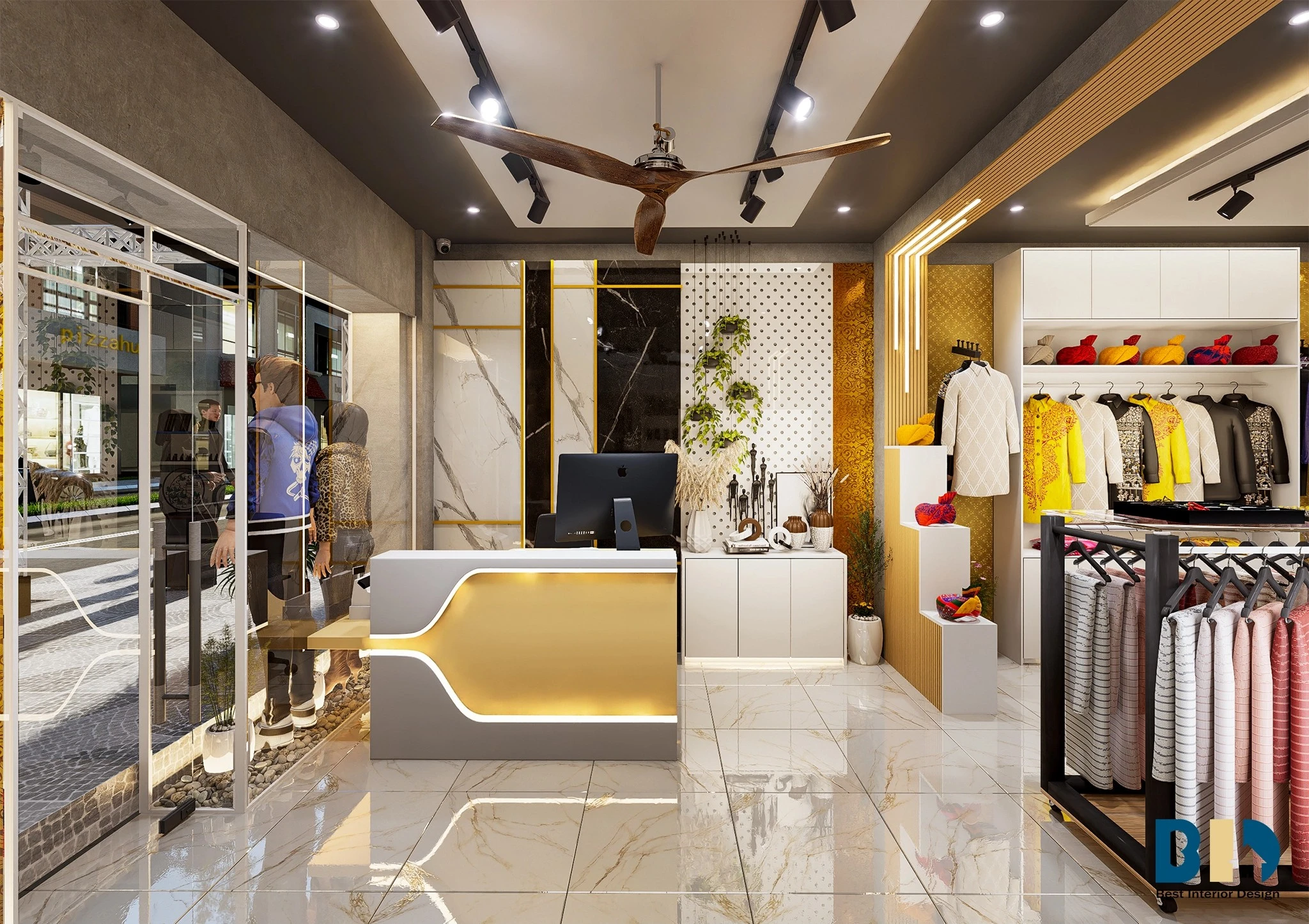 Showroom Outlet Interior Design Thumbnail