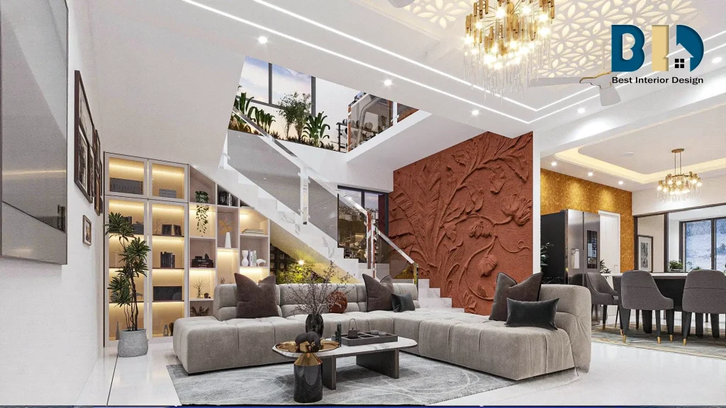 Living room interior design service page cover image