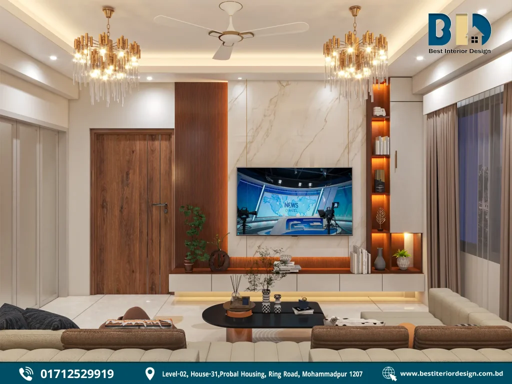 Living Room Interior Design Dhanmondi (4)