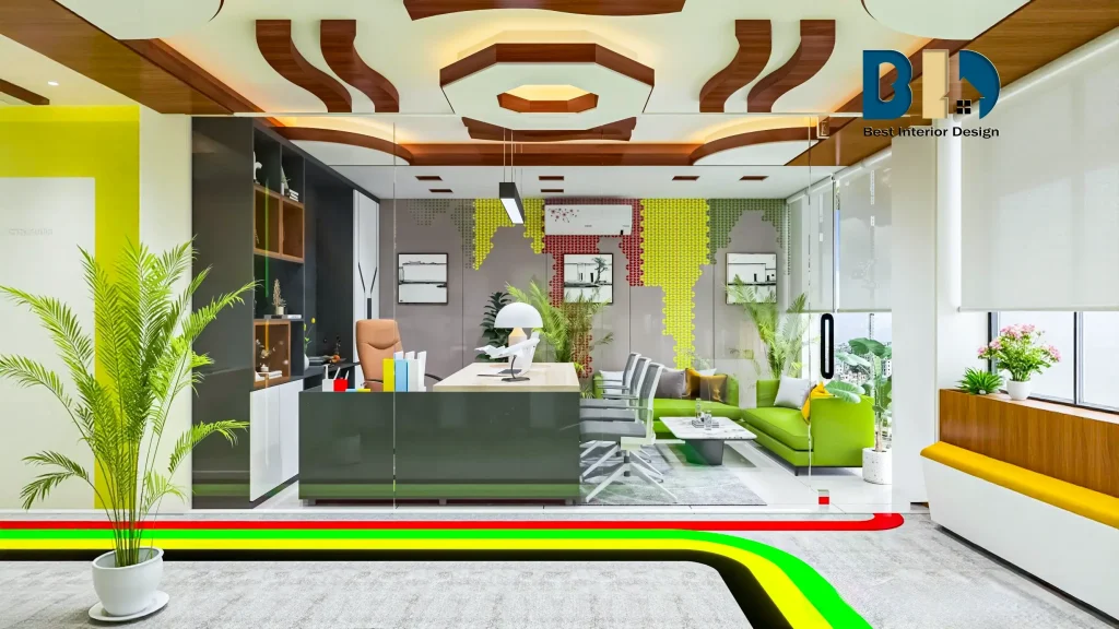 Travel Agency Office Interior Cover