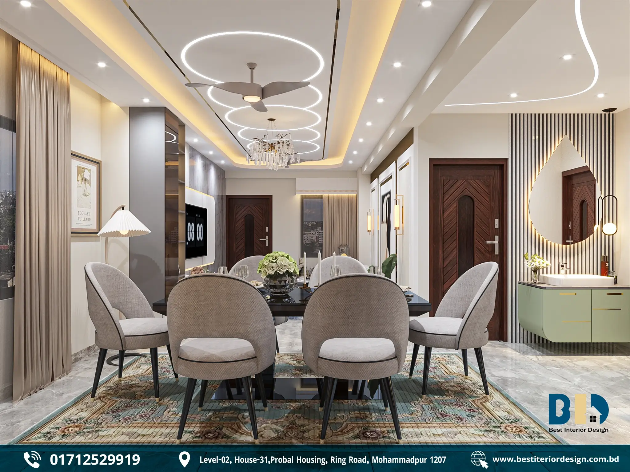 Modern Contemporary Dining Interior Design (3)