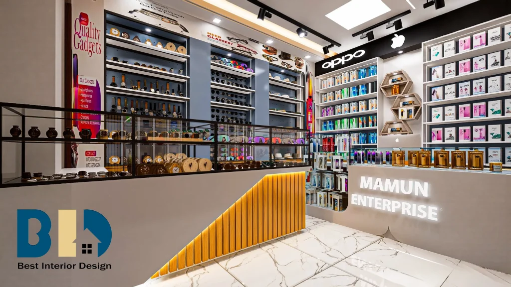 Smart Mobile Shop Interior Design Cover