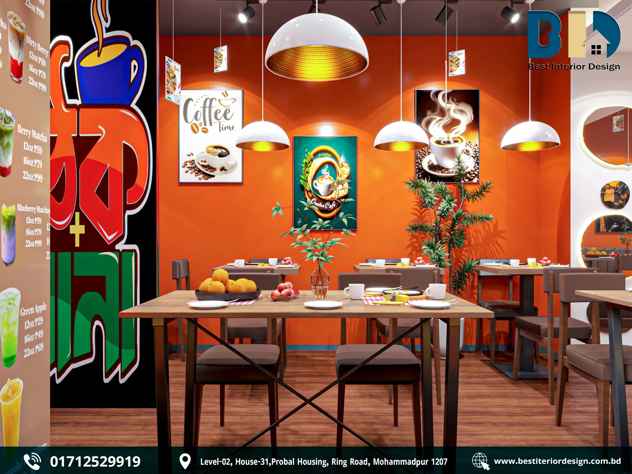 Boithok Khana Restaurant Interior Design (3)