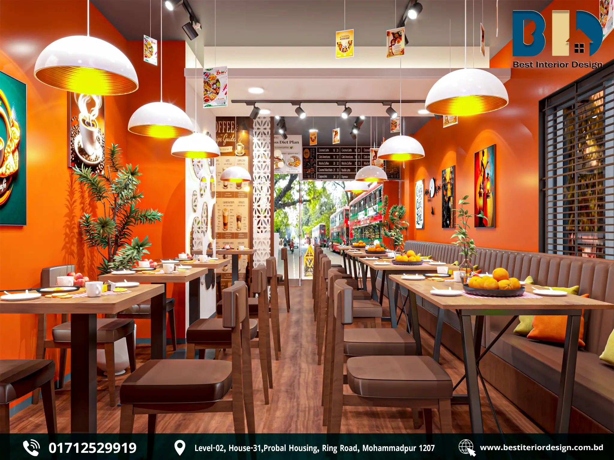 Boithok Khana Restaurant Interior Design (4)