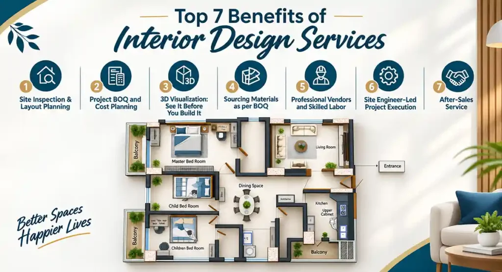 Top 7 Benefits of Interior Design Services in Bangladesh